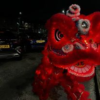 Red lion dance